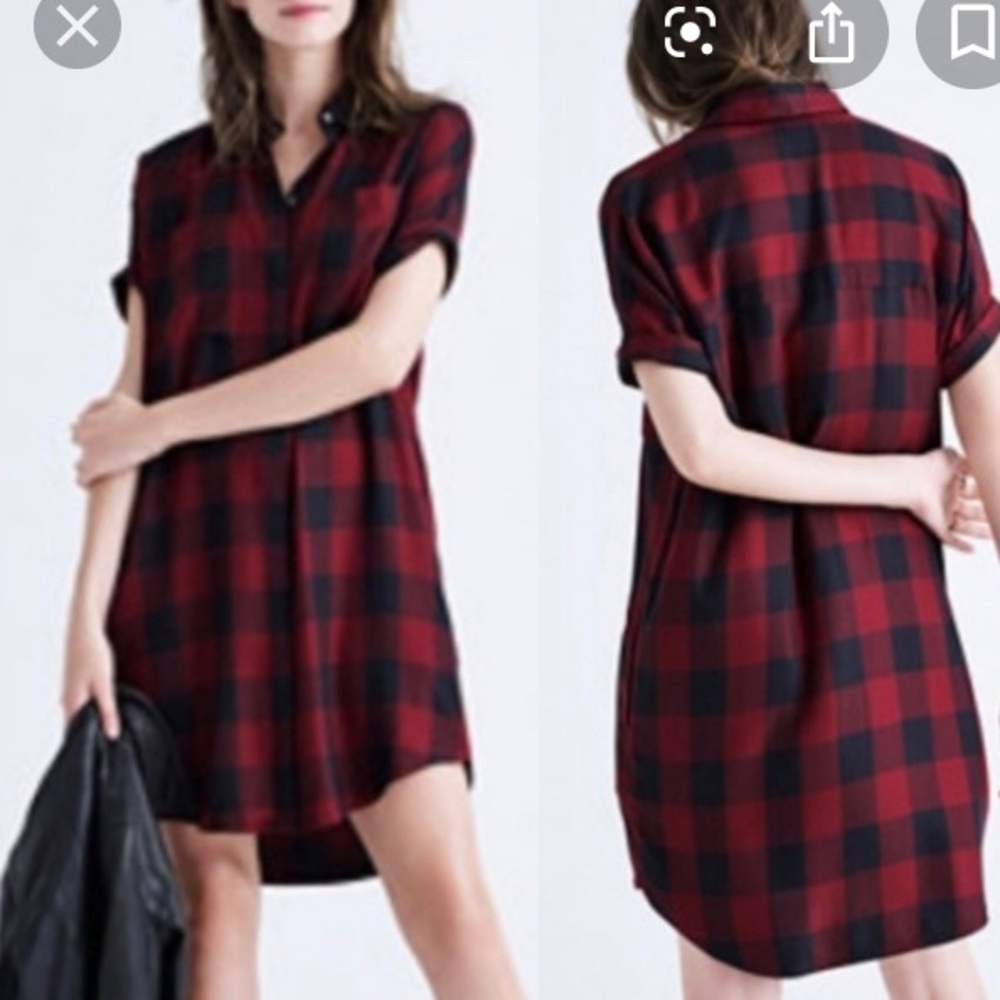 Madewell Women’s Plaid Dress